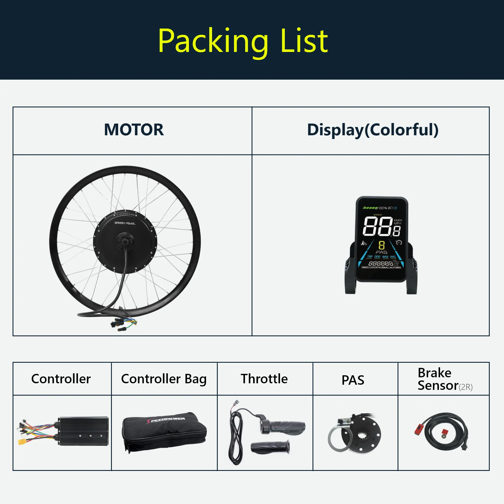 eSoulbike™ 72V 3000W High Power Rear Hub Ebike Conversion Kit - Image 7