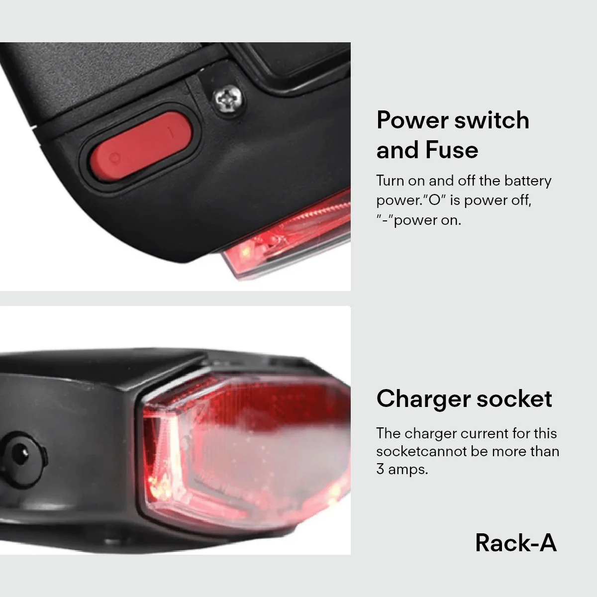 eSoulbike™ 36V 48V Electric Bike Rear Rack Battery - Image 5